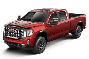 GMC Sierra 3500HD Hood Deflector - Husky Liners - Aeroskin - Smoke - 2024+